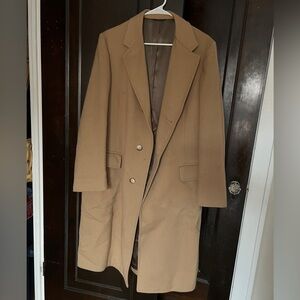Vintage camel overcoat